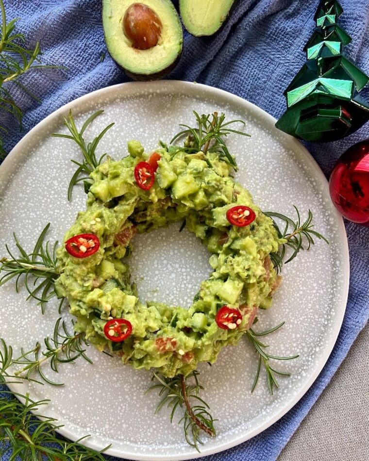 Chunky Guacamole Wreath
