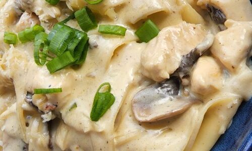Creamy Chicken Mushroom Pasta