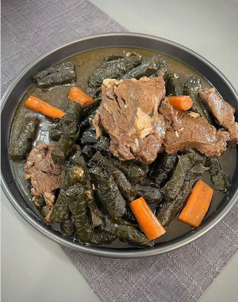 Grape Leaves With Meat