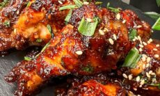Honey Glazed Sticky Chicken Wings