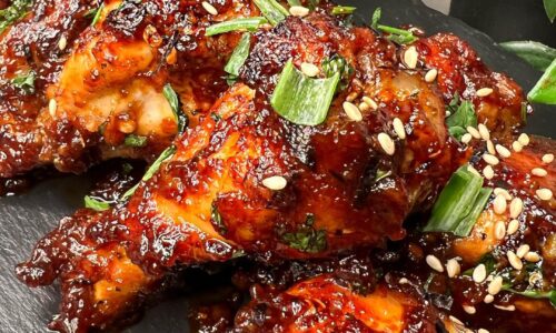 Honey Glazed Sticky Chicken Wings