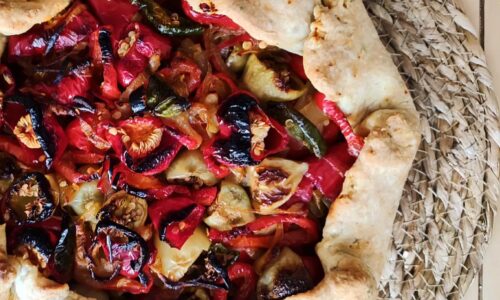Mixed Peppers & Onion Galette