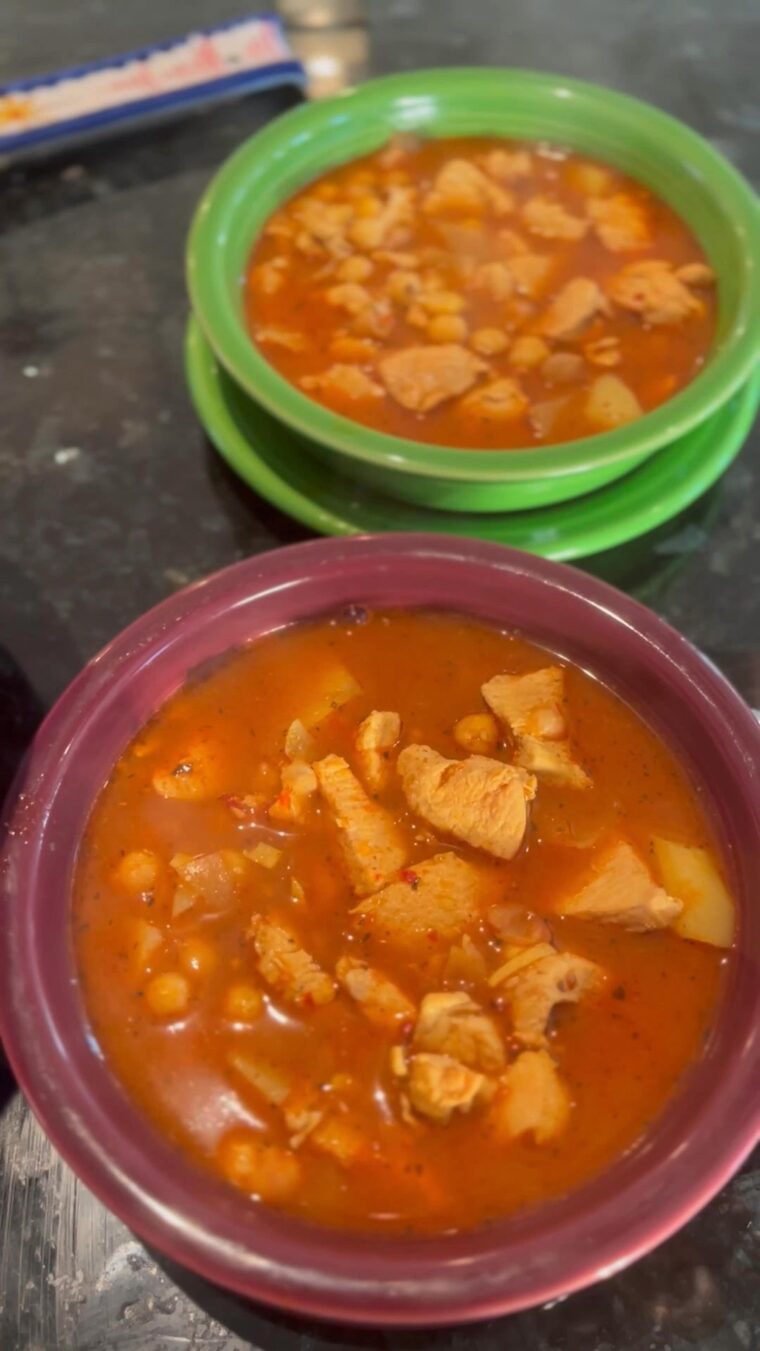 Moroccan-inspired Chicken &Amp; Chickpea Soup