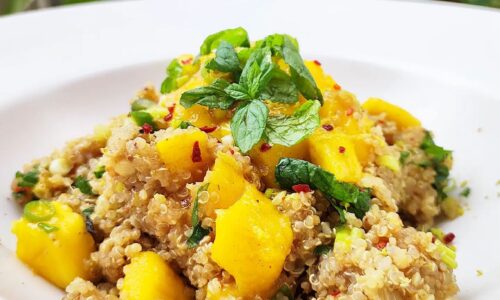Quinoa Salad With Mango & Mint - Food Recipes dari Quinoa