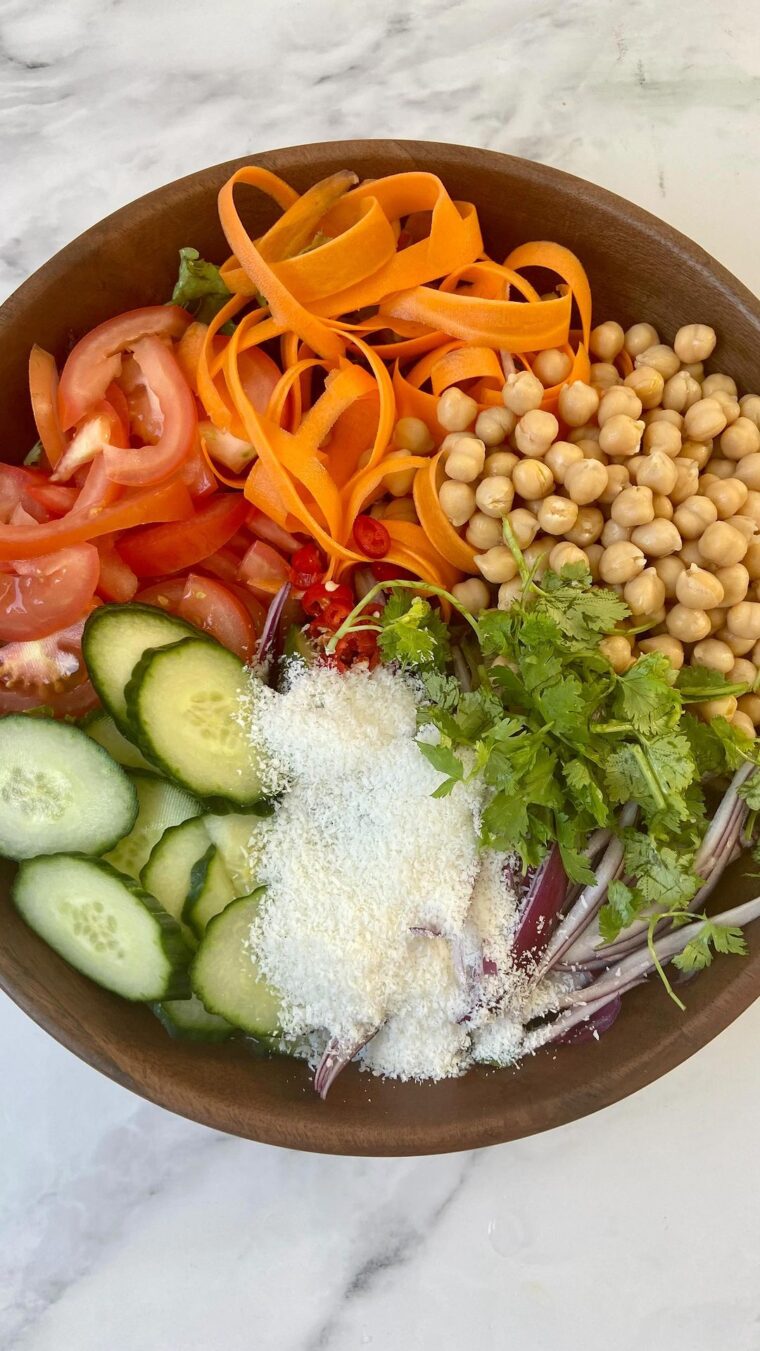 Vegan Coconut Chickpea Salad