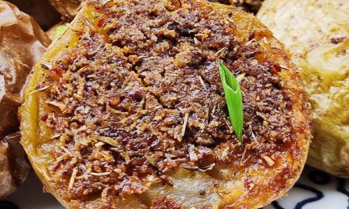 Vegan Crispy Garlicky &Amp; Cheesy Potatoes