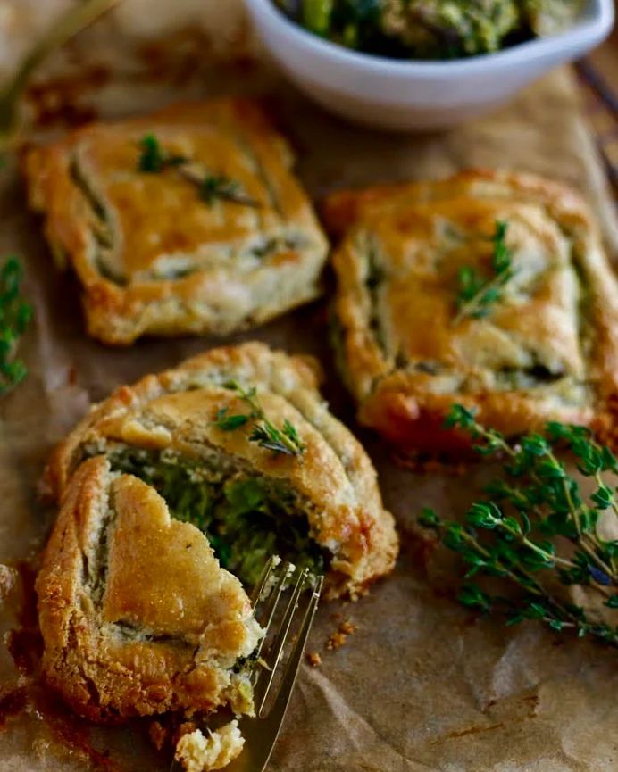 Broccoli Cheddar Soup Pies