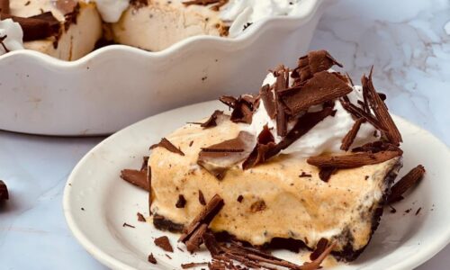 Chai Infused Pumpkin Ice Cream Pie