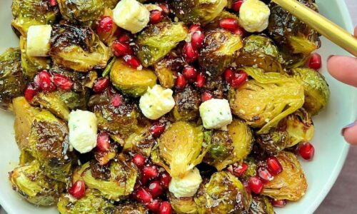 Hot Honey Roasted Brussel Sprout - Food Recipes dari Cheese