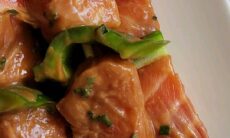 Miso Salmon Kebabs