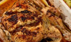 Garlic And Thyme Butter Roast Chicken