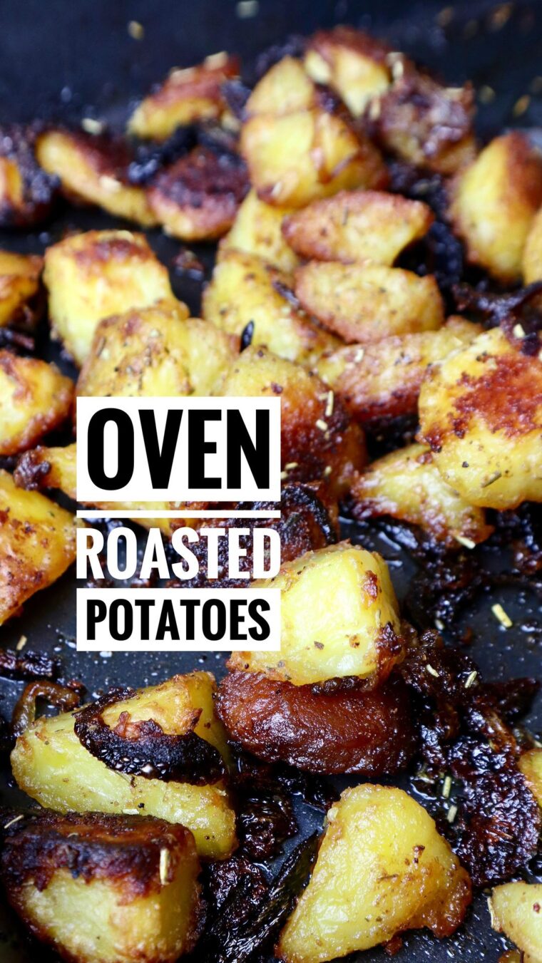 Veggie Stock Roasted Crispy Potatoes