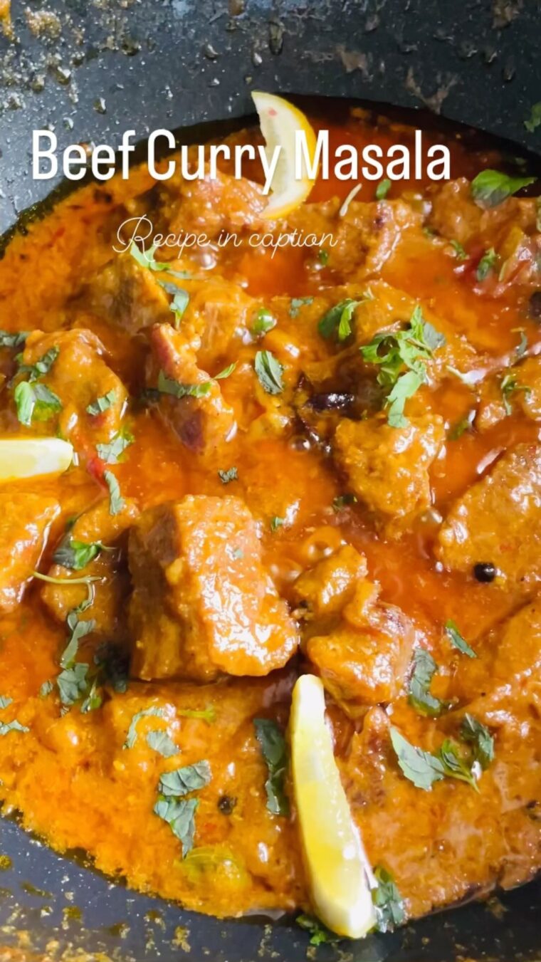Authentic Pakistani Beef Curry Masala