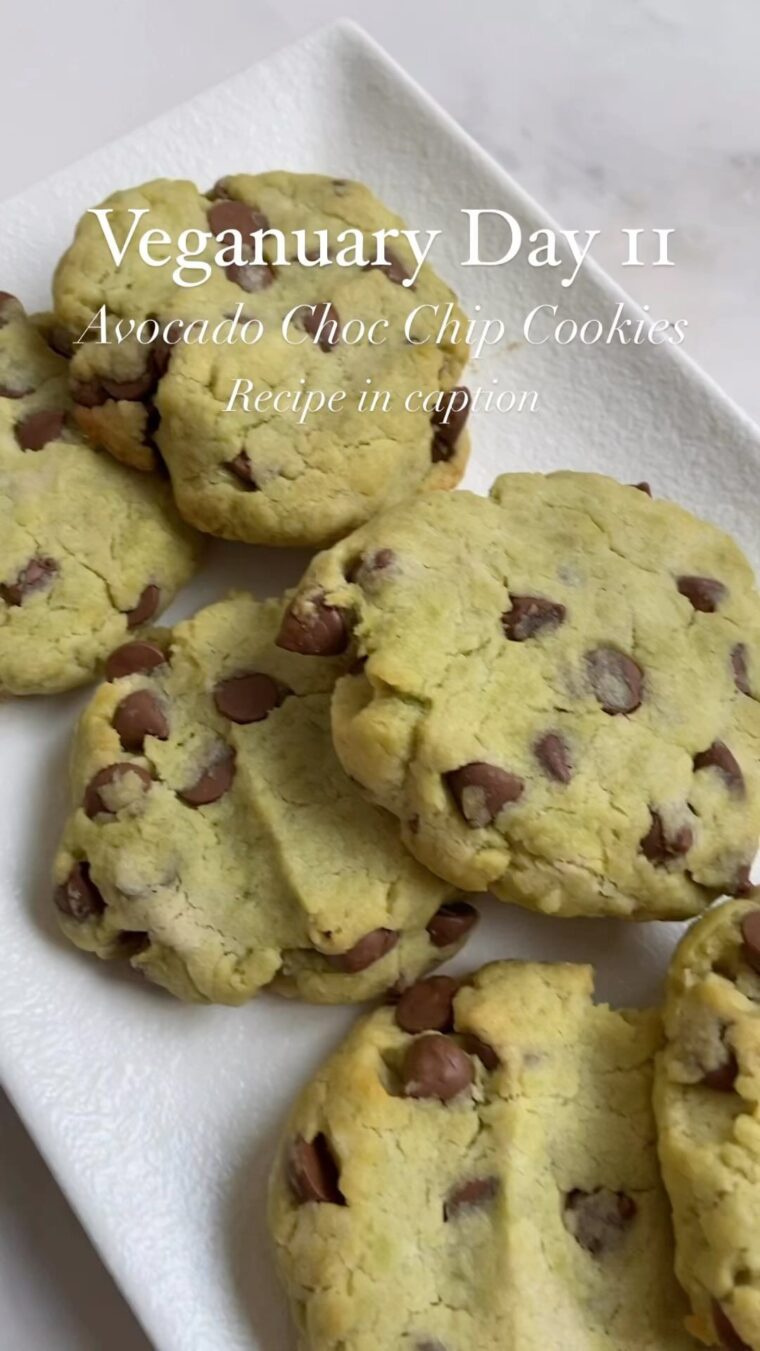 Avocado Choc Chip Cookies
