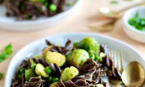 Banana Pasta With Brussels Sprouts