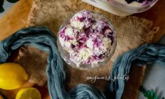 Blueberry Cream Cheese Ice Cream