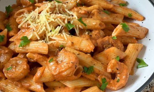 Cajun Prawn Pasta