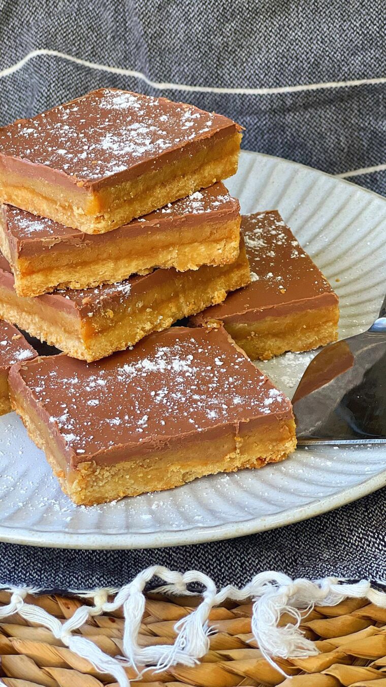 Caramel Slice With Cadbury Chocolate