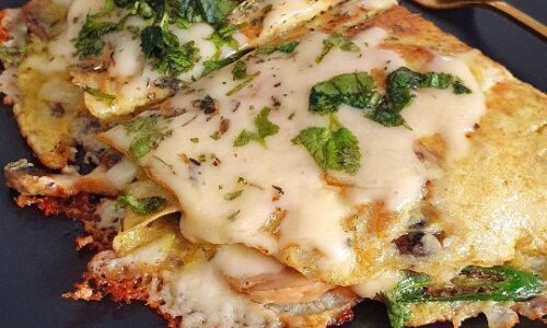 Cheese Mushroom Omlette