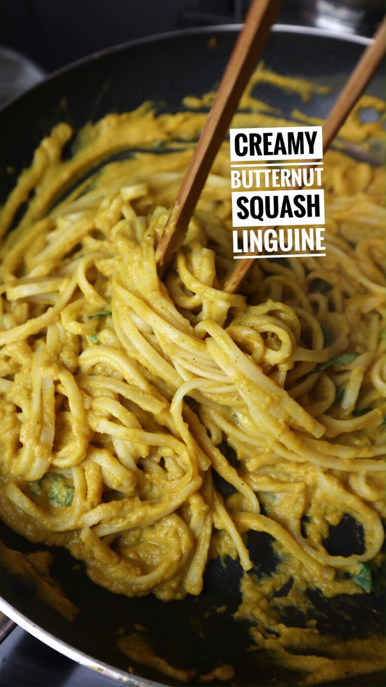 Creamy Butternut Squash Linguine