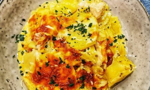 Creamy Chicken And Potato Bake