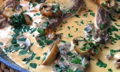 Creamy Steak Diane