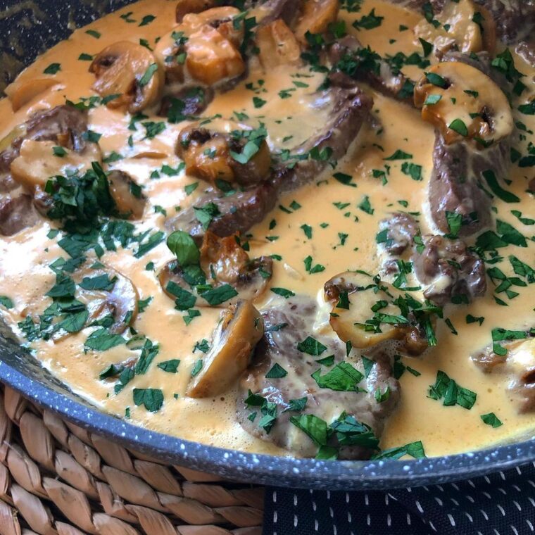 Creamy Steak Diane