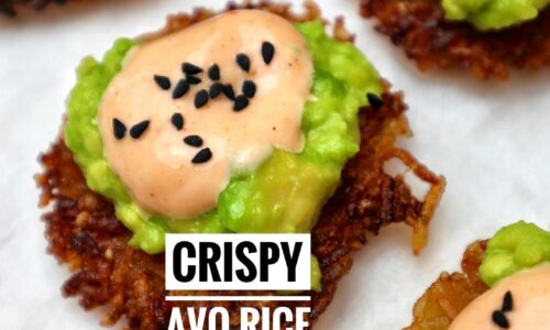 Crispy Avo Rice Crackers