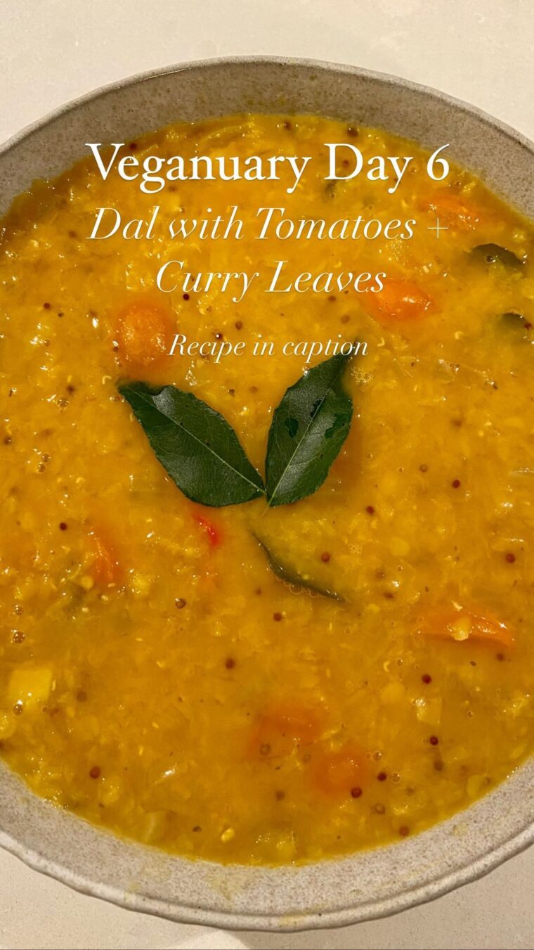 Dal With Tomato And Curry Leaves