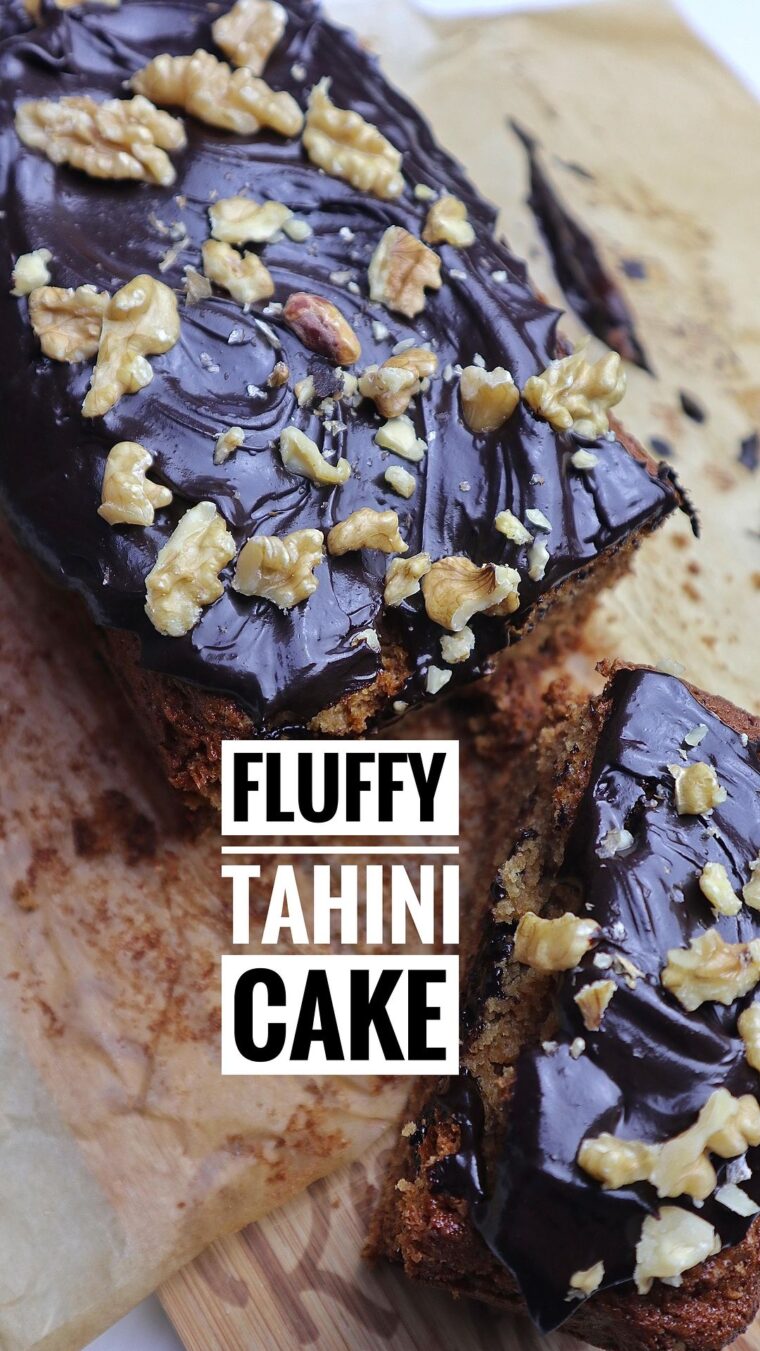 Fluffy Tahini Cake