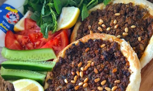 Lahmi Bi Ajin On Roti Pastry