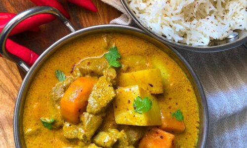 Lamb Yellow Curry With Carrots &Amp; Potatoes