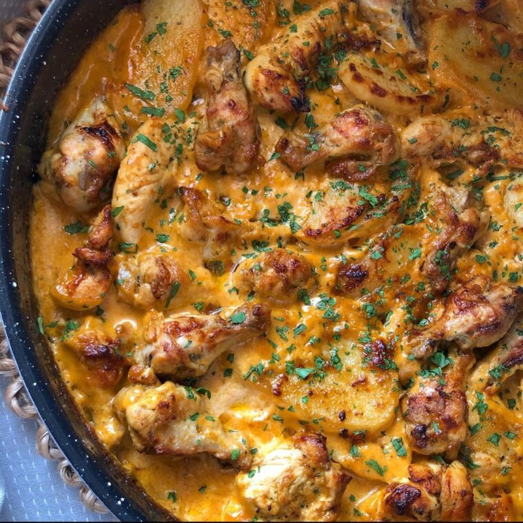 Lemon Garlic Chicken &Amp; Potato Bake