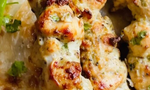 Malai Chicken Skewers