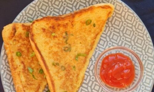 Masala Egg Toast