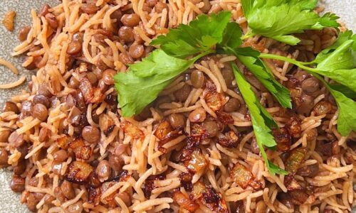 Mjadra - Main Dishes dari Lentils