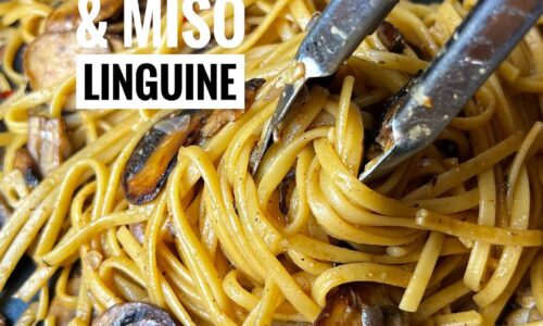 Mushroom &Amp; Miso Linguine - Food Recipes dari Mushroom