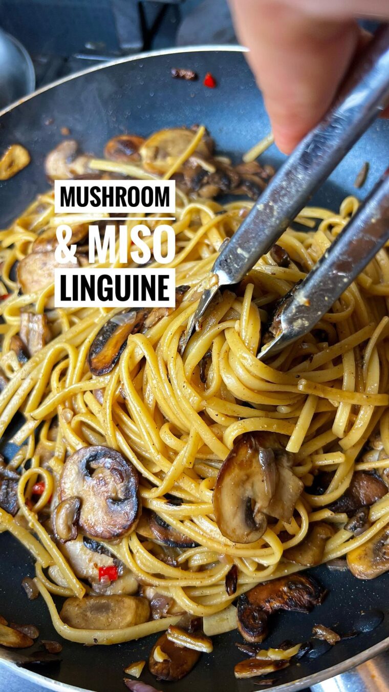Mushroom &Amp; Miso Linguine