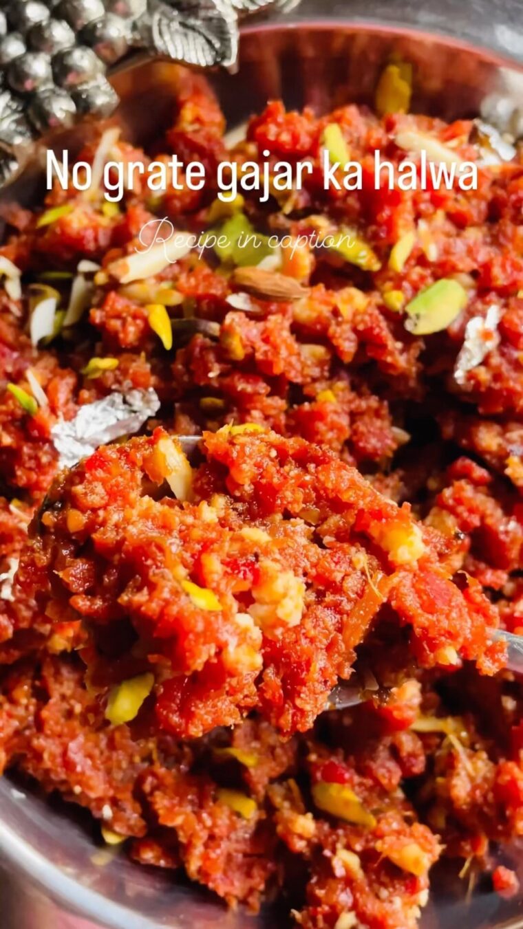 No Grate Gajar Ka Halwa