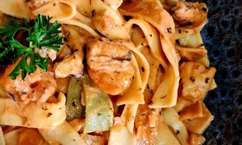 One Pot Seafood Pasta - Food Recipes dari Cheese