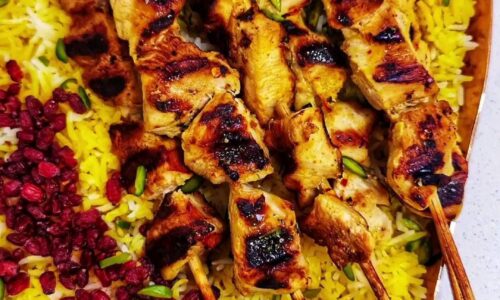 Persian Saffron Chicken Kabab