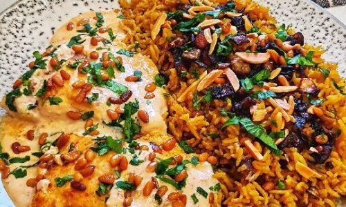 Sayadiey And Fish With Tahini Sauce - Food Recipes dari Fish