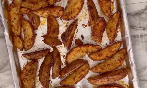 Seasoned Baked Potato Wedges