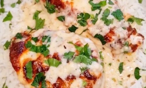 Smothered Cheesy Sour Cream Chicken -  dari Cheese and Chicken