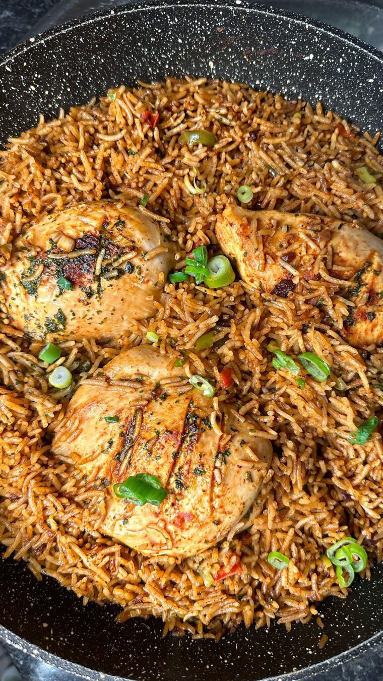 Spicy Peri Peri Rice &Amp; Chicken