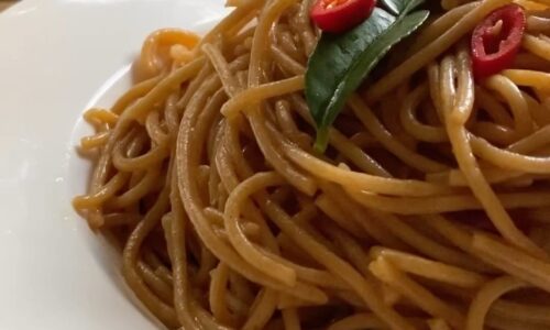 Spicy Vegan Spaghetti