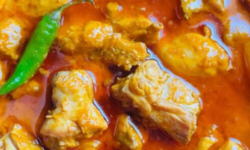 Authentic Pakistani Chicken Aloo Curry