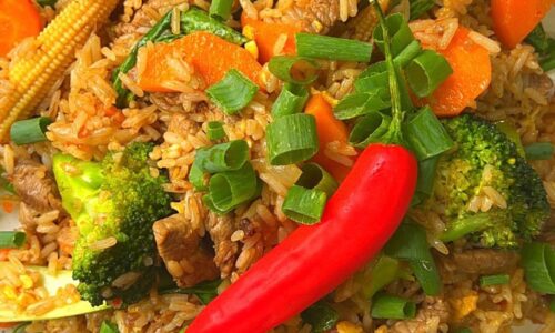 Beef Stir Fried Rice -  dari Lamb and Rice
