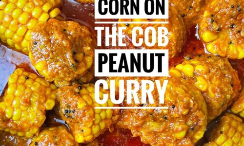 Corn On The Cob Peanut Curry