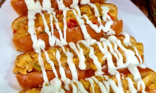 Creamy Cheesy Chicken Sandwiches -  dari Cheese and Chicken